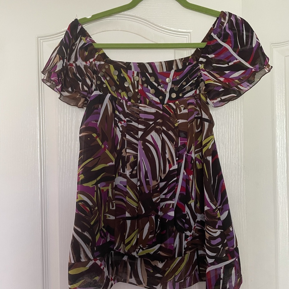 Apt 9 Printed Blouse